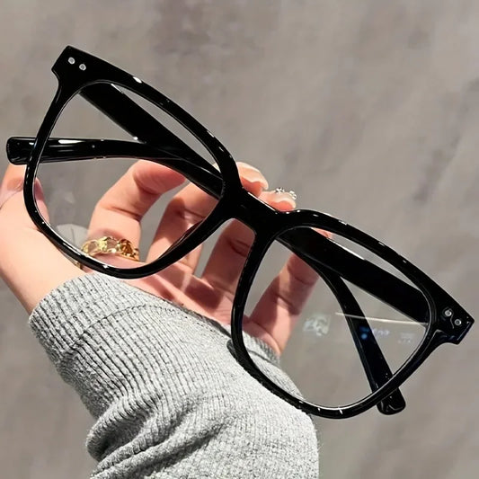 3pcs Unisex Square Frame Blue Light Blocking Glasses - Stylish Campus Look, Face-Flattering  Eyewear